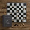Checkers & Backgammon Vintage Bookshelf
