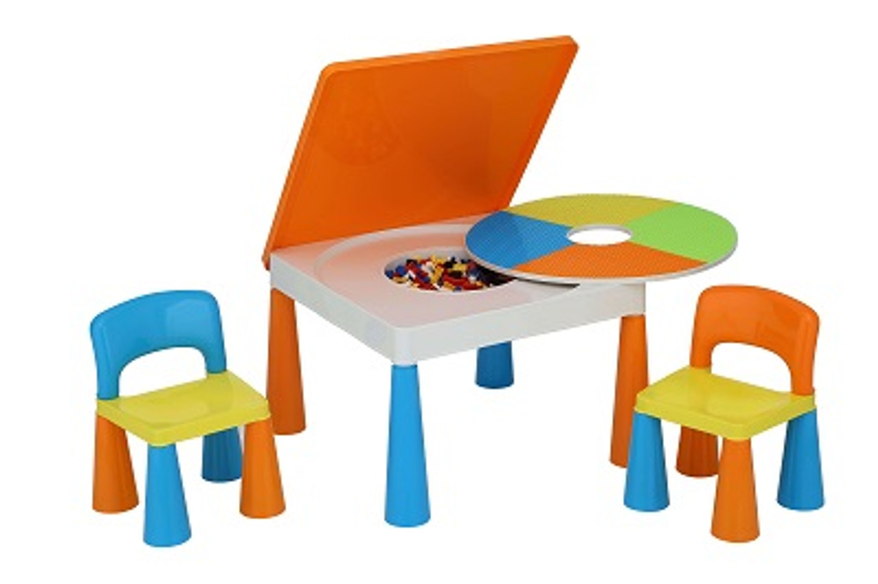 Large Kids Table and Chair Set - Block Storage