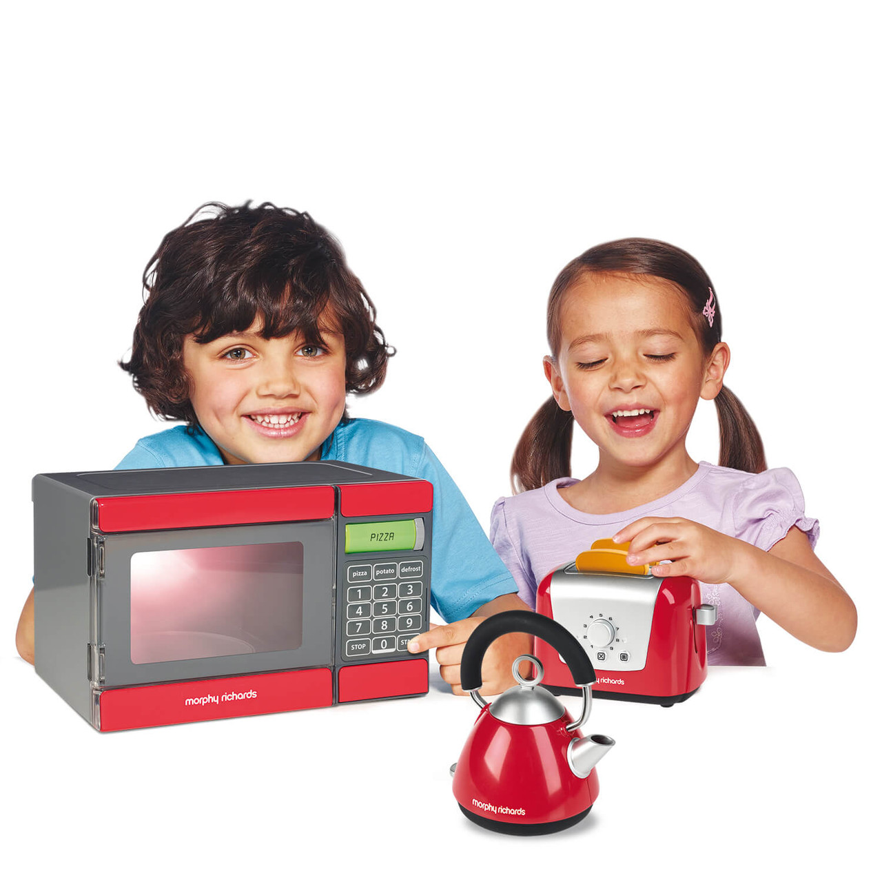  Casdon Morphy Richards Microwave Toy, Red/Grey/Black : Toys &  Games