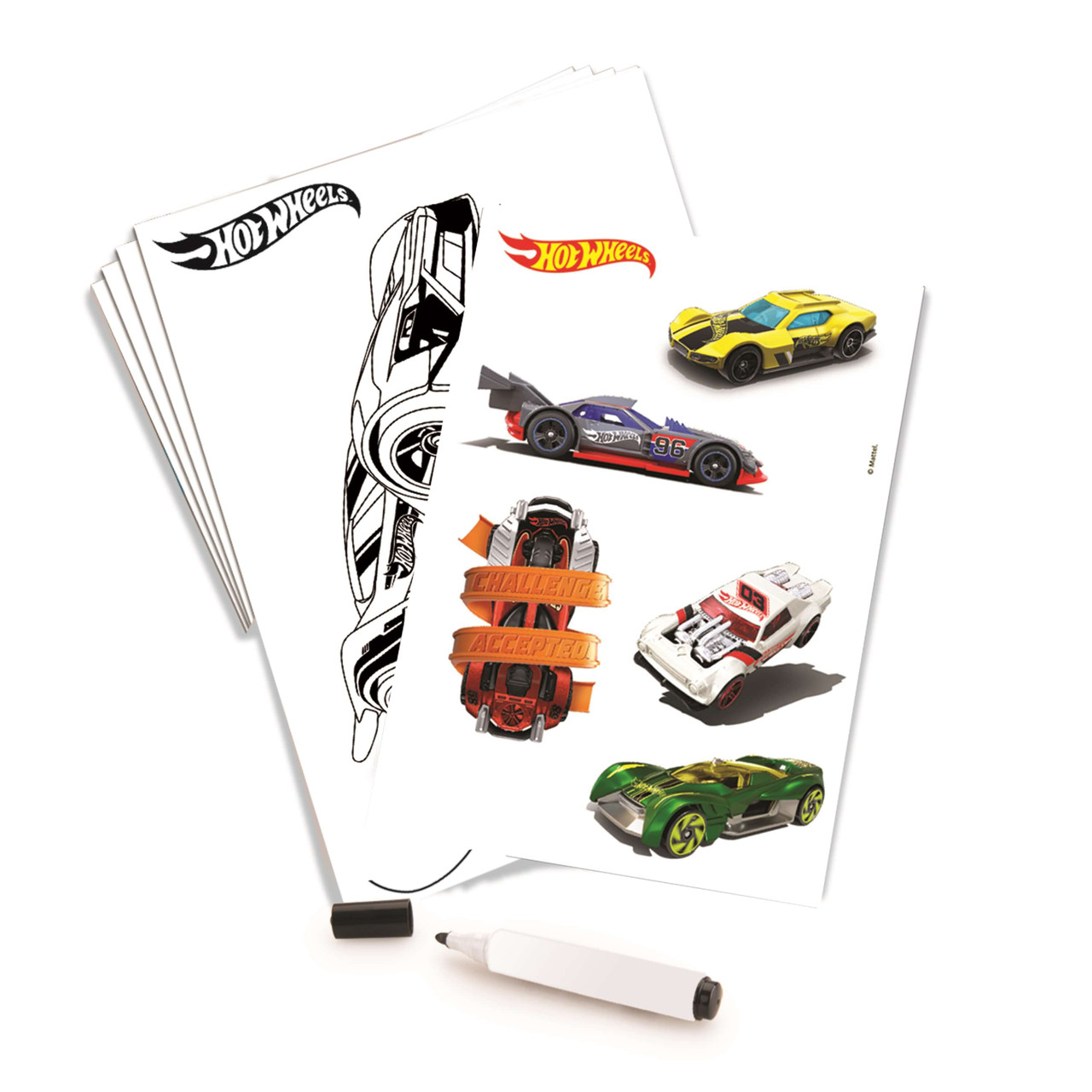 Kids Hot Wheels Easel Stickers