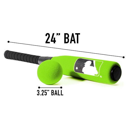 Franklin Sports MLB 24in Foam Baseball Bat and Ball