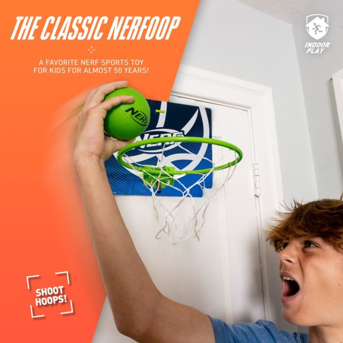 NERF Hasbro Nerfoop Basketball Ring - Green