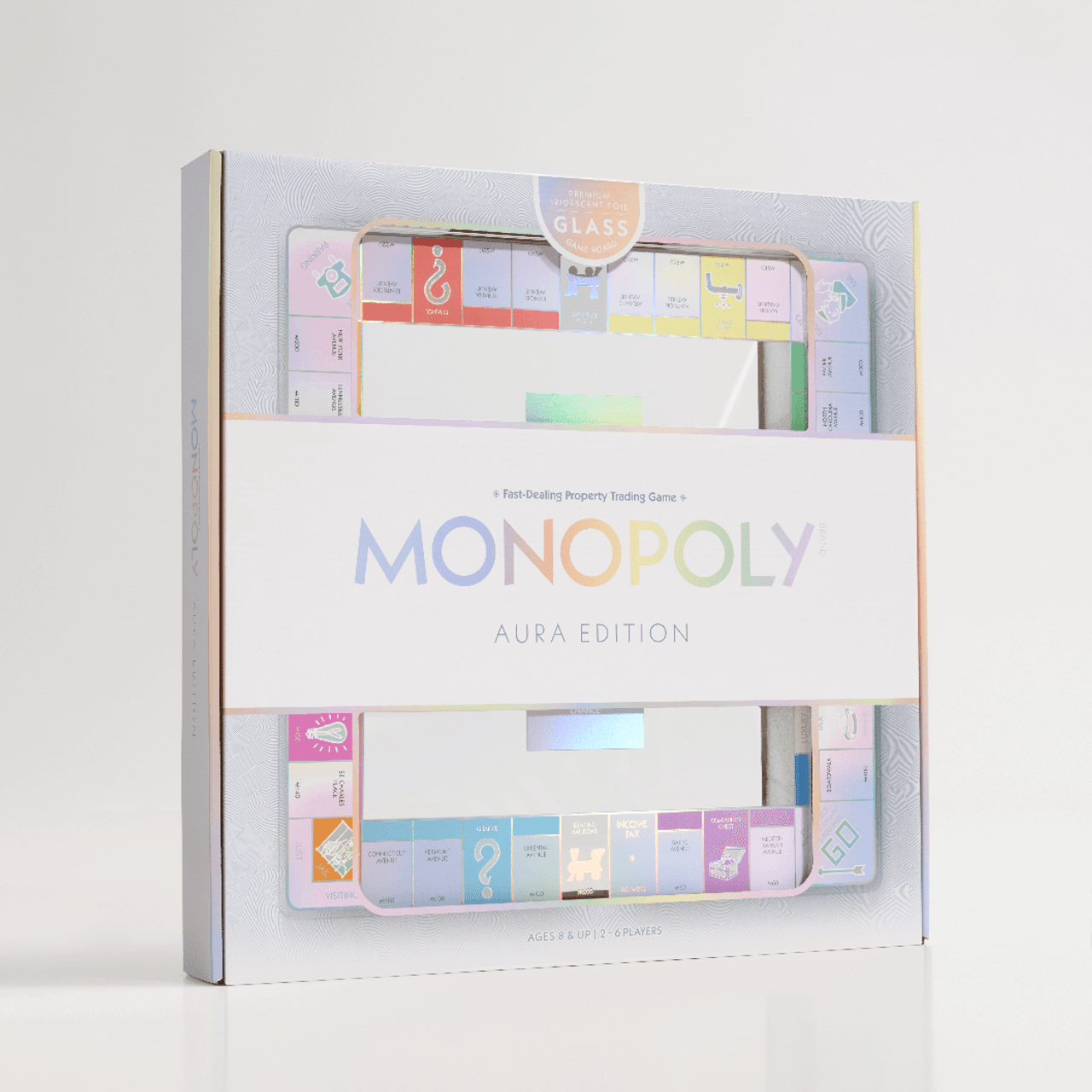 Monopoly Glass Aura Board Game