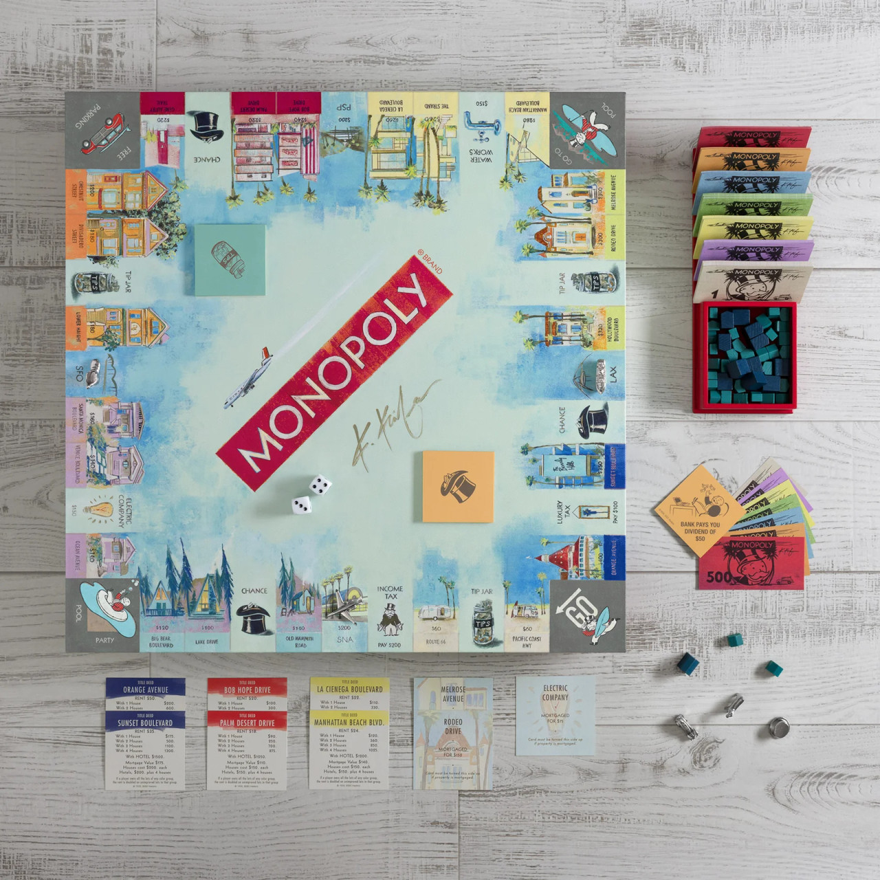 Monopoly California Dreaming Edition Board Game