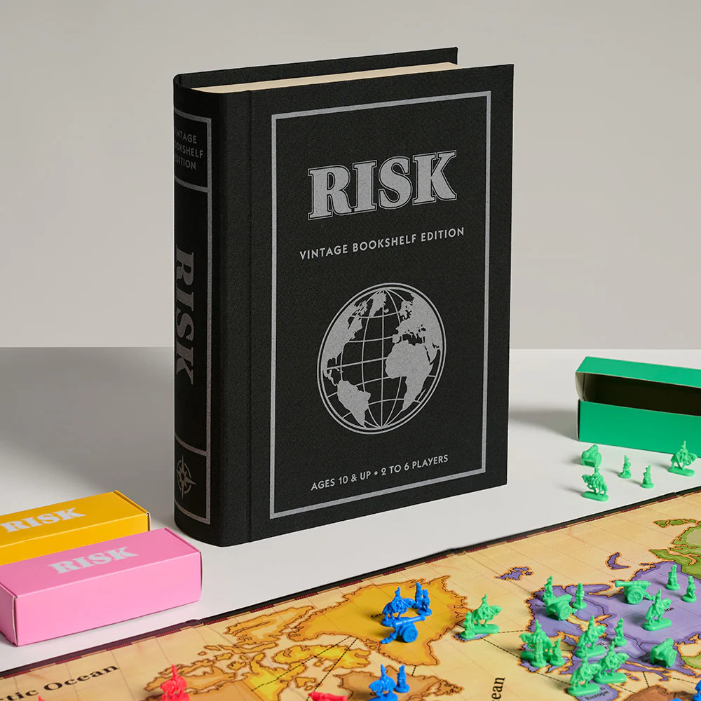 Risk Bookshelf Edition Board Game