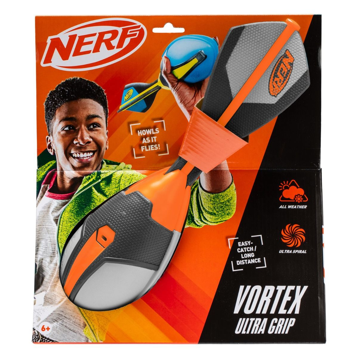 NERF Vortex Ultra Grip Orange
