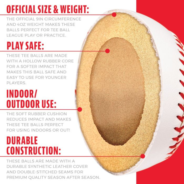Soft Strike Teeballs (6 pack)