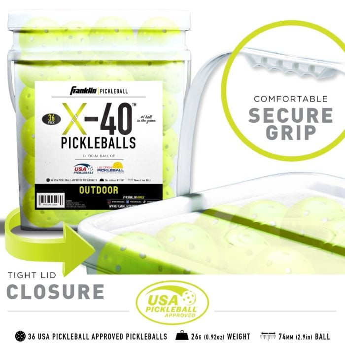 X-40 Pickleball Optic 36pc Bucket