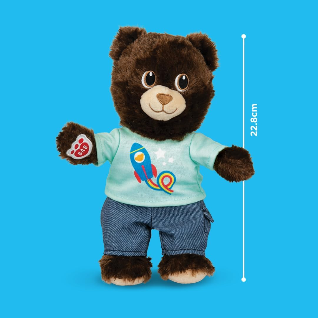 Casdon Build-A-Bear Furtastic Bear and Outfit ROCKET