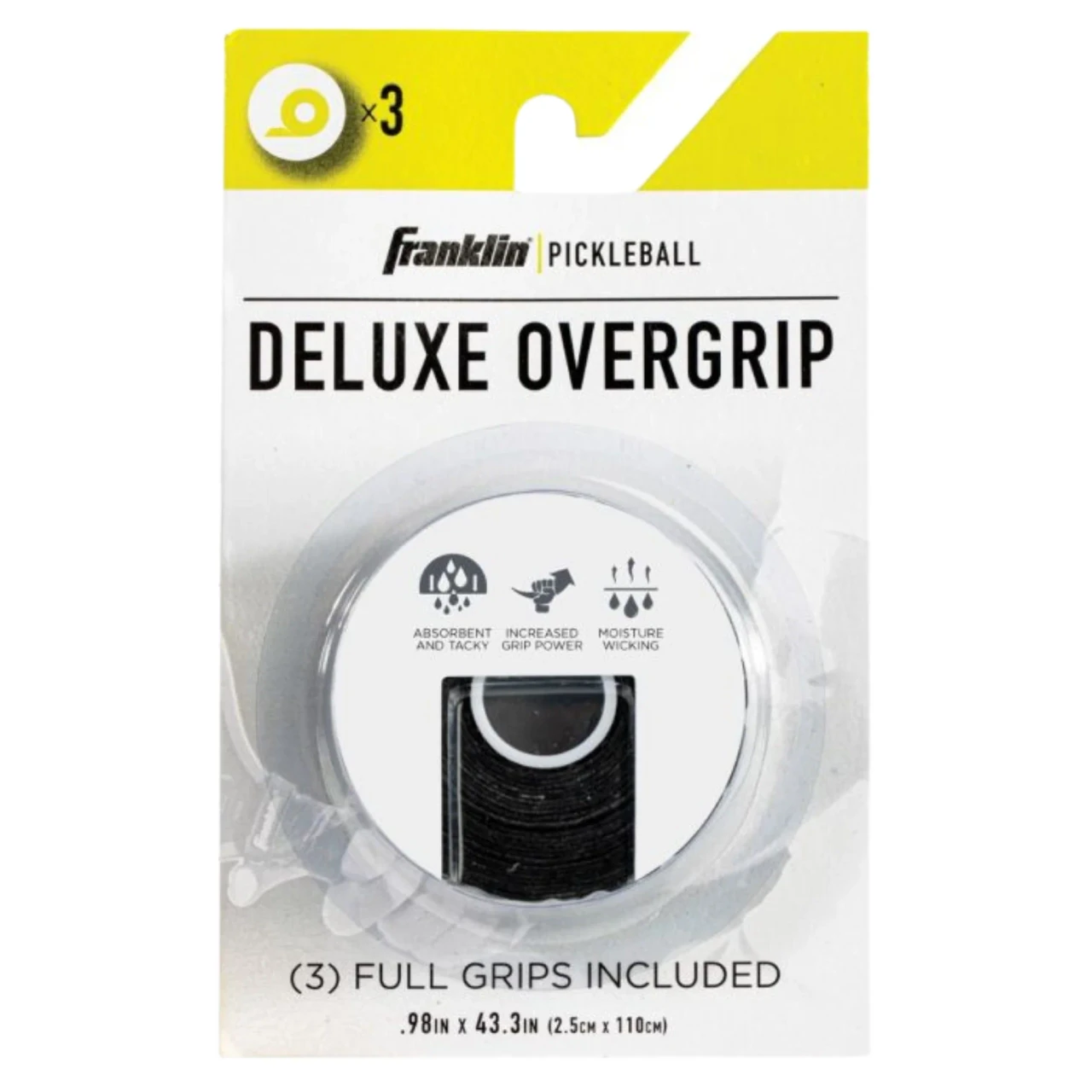 Black Pickleball Replacement Grip