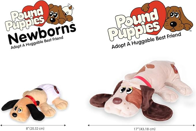 Pound Puppy Newborn Dark Brown
