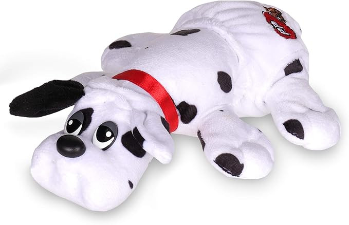 Pound Puppy Newborn White w/ Black Spots