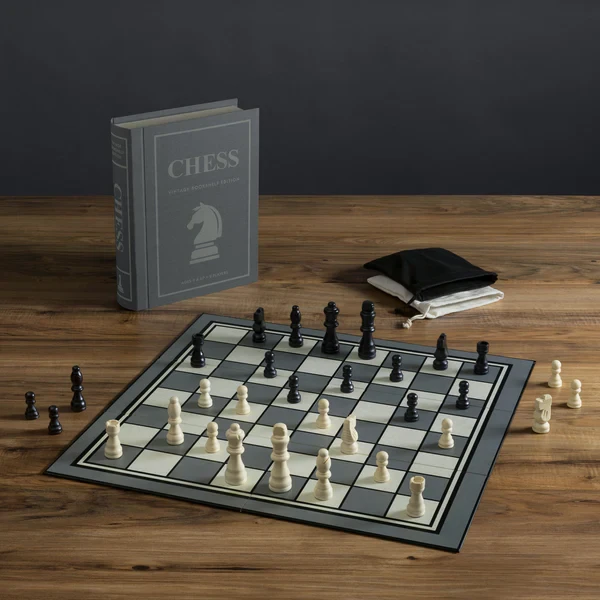 Chess Vintage Bookshelf