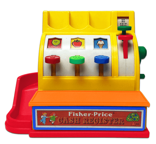 Fisher Price Cash Register  out of Box