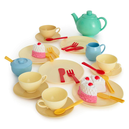 Casdon Kids Tea Set Pastel Colours