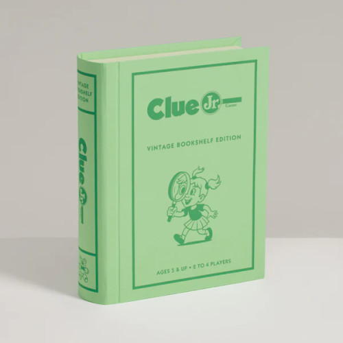 Clue Junior Linen Bookshelf Game