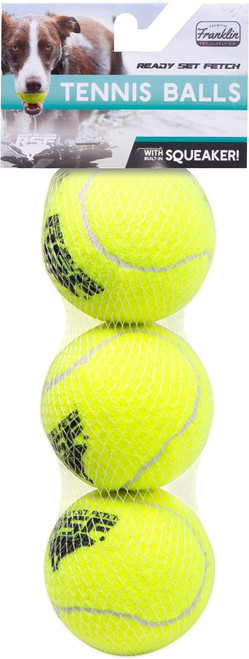 Ready Set Fetch! Tennis Ball 3 Pack with Squeaker