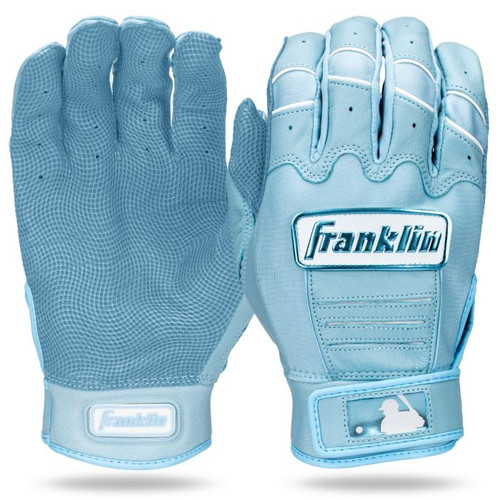 MLB CFX Pro Batting Gloves Blue (Adult-Medium)