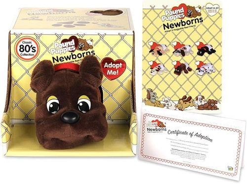 Pound Puppy Newborn Dark Brown