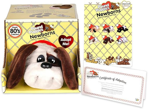 Pound Puppy Newborn Grey w/ Black
