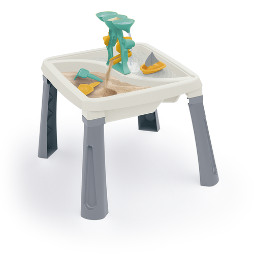 Sand, Water and Creativity Table (Grey, Aqua, Yellow & White)