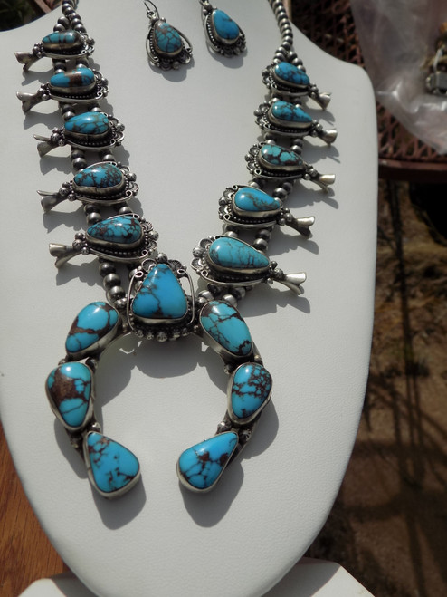 Navajo Ella Peters 
Turquoise Egypt
www.sdavidjewelry.com