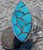 New Turquoise inlay Ring by Native American Zuni Carol Haloo size 5 2/3