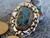 New  Sterling Silver Turquoise Black  Spiderweb Pendant Navajo Lorenzo James