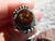 New Mens Sterling Silver  Fire Agate Ring By Navajo Lorenzo James Size 10 1/4