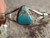 Smokey Bisbee Turquoise Sterling Silver  Ladies Bracelet Navajo Harold Tahe