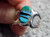 Light Weight Sterling Multi Stone Unisex Ring Navajo Tommy Lincoln Size 9 1/2