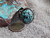 New Mens Black Spiderweb Turquoise Sterling Ring Navajo Russel Sam Size 13