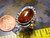 Fire Agate Gem Slaughter Camp AZ Sterling Silver ring New  D71