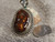 New Fire Agate Sterling Silver  Pendant By Navajo Geraldine James