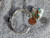 New Sterling Silver Fire Agate Ladies Bracelet By Navajo Harold Tahe