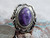 New Ladies Sterling Silver Chaorite Ring By Navajo Virgil Chee Size 8