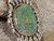 New  Bisbee Turquoise  Sterling Silver Repoussé Pendant Navajo Geraldine James