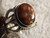 New Fire Agate Sterling Silver Mens Ring by Navajo  Russell Sam Size 11 1/2