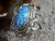 New Light Weight Ladies Sterling Silver Opal Ring Navajo Virgil Chee Size 8