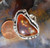 Sterling Silver and Aguascalientes, Mexico Fire Agate Gem ring size 9 1/4  D96