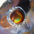 Sterling Silver and Slaughter Camp AZ Fire Agate Gem ring  sz 10 7/8  D99