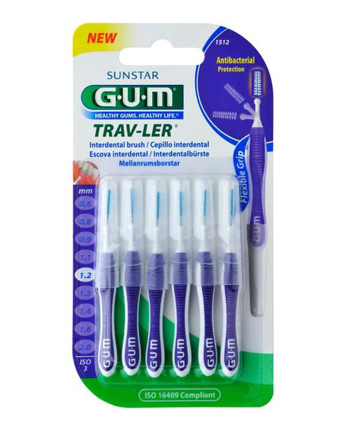 Cepillo interdental trav-ler 1,2 mm gum Cepillo interdental trav-ler 1,2 mm gum