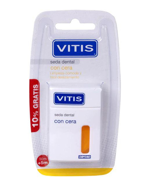 Vitis v3 seda dental con cera Vitis v3 seda dental con cera
