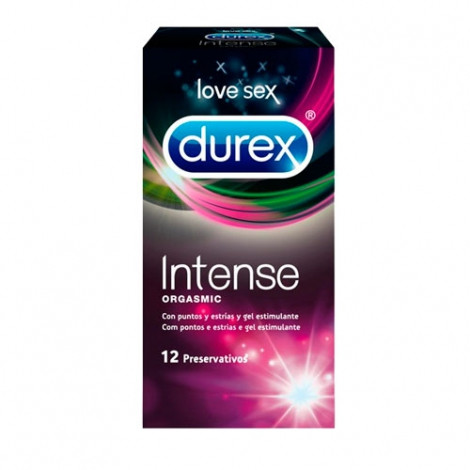 Durex intense orgasmic preservativos 12 preservativo