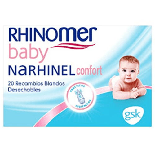 Rhinomer narhinel confort recambios aspirador nasal 20 unidades Rhinomer narhinel confort recambios aspirador nasal 20 unidades