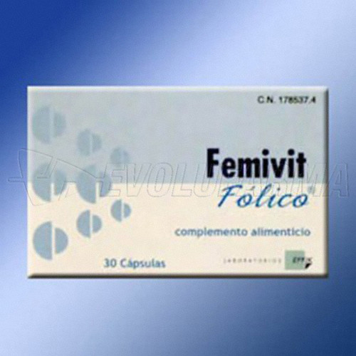 Femivit fólico. envase 30 cápsulas Femivit fólico. envase 30 cápsulas