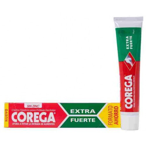 Corega ultra crema extra fuerte adhesivo prótesis dental 75 g Corega ultra crema extra fuerte adhesivo prótesis dental 75 g