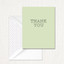 Print Script Thank You Greeting Card