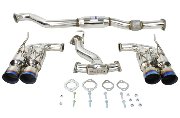 Invidia 08-14 Subaru WRX Hatchback Gemini Single Layer Titanium Tip Cat-back Exhaust - HS08ST5GM4ST User 1