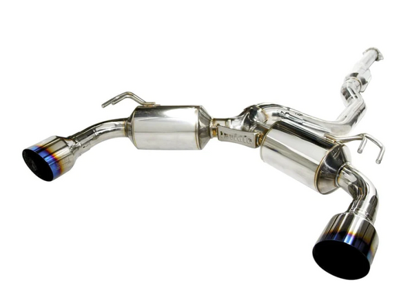 Invidia 2009+ Mitsubishi Evo X Dual N1 Titanium Tip Cat-back Exhaust - HS09MEXGD1ST User 1